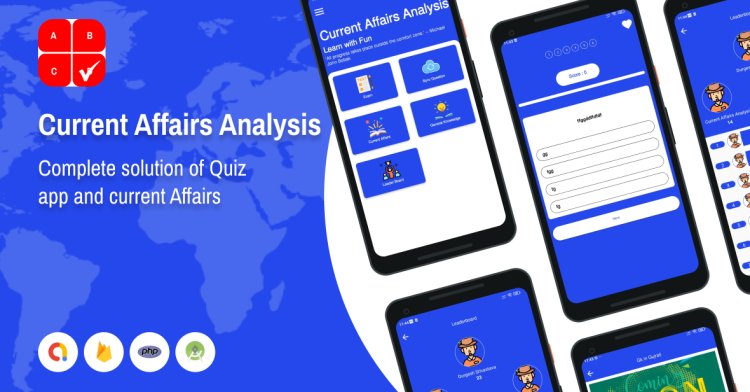 quiz app source code | current affair app source code