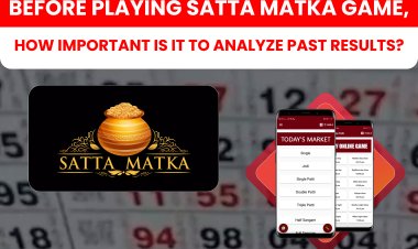 Before playing Satta Matka game, how important is it to analyze past results?