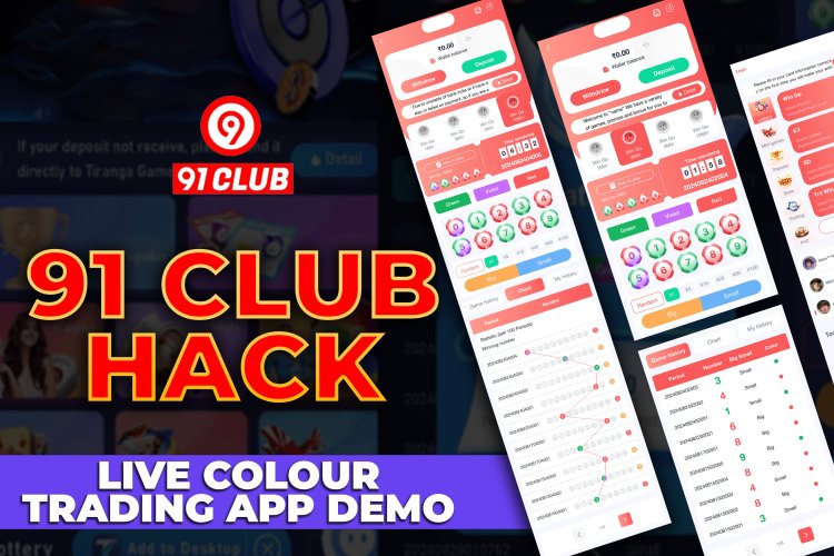 91 Club Hack - 91 Club Colour Prediction Game Demo.