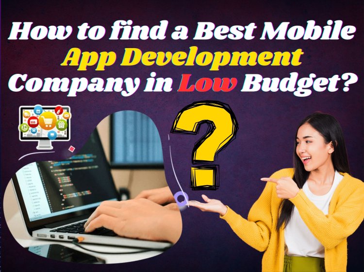 How to find a Best Mobile App Development Company in Low Budget?